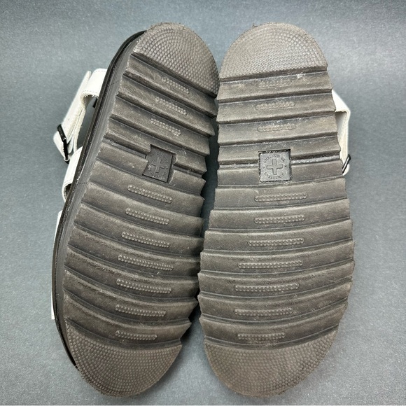 Dr Martens Blaire White Leather Buckle Strap Chunky Platform Sandals US 9 UK 7 - Picture 5 of 9